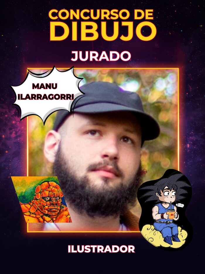 Manu Ilarragorri, ilustrador, jurado del Concurso de Dibujo de Tandil Con en Tandil